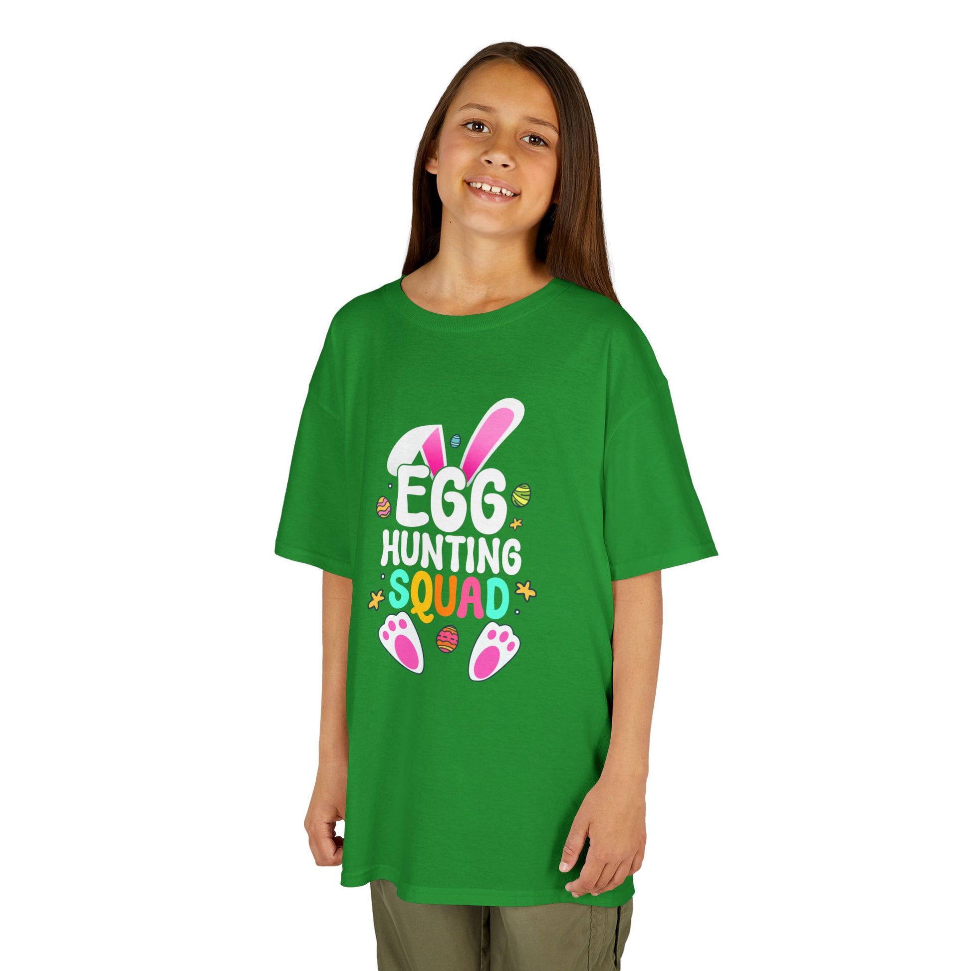 Egg Hunting Squad Kids Tee | Matching Easter Shirt for Families