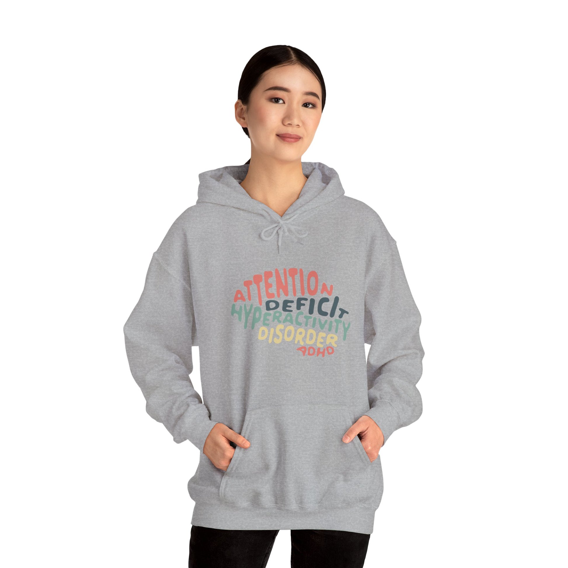 Hoodie Attention Hyperactivity Deficit Disorder Hoodie – ADHD Awareness Hoodie
