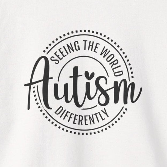 Sweatshirt Seeing the World Differently Autism Sweatshirt for Women & Teens