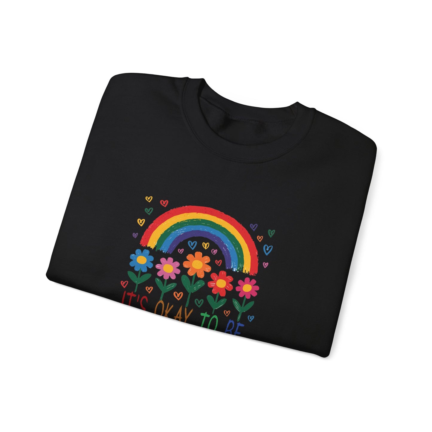 Sweatshirt It's Okay to Be Different Rainbow Autism Awareness Sweatshirt