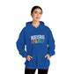 NEURO SPARKLY Autism Hoodie – Bold Varsity Floral Graphic Hoodie