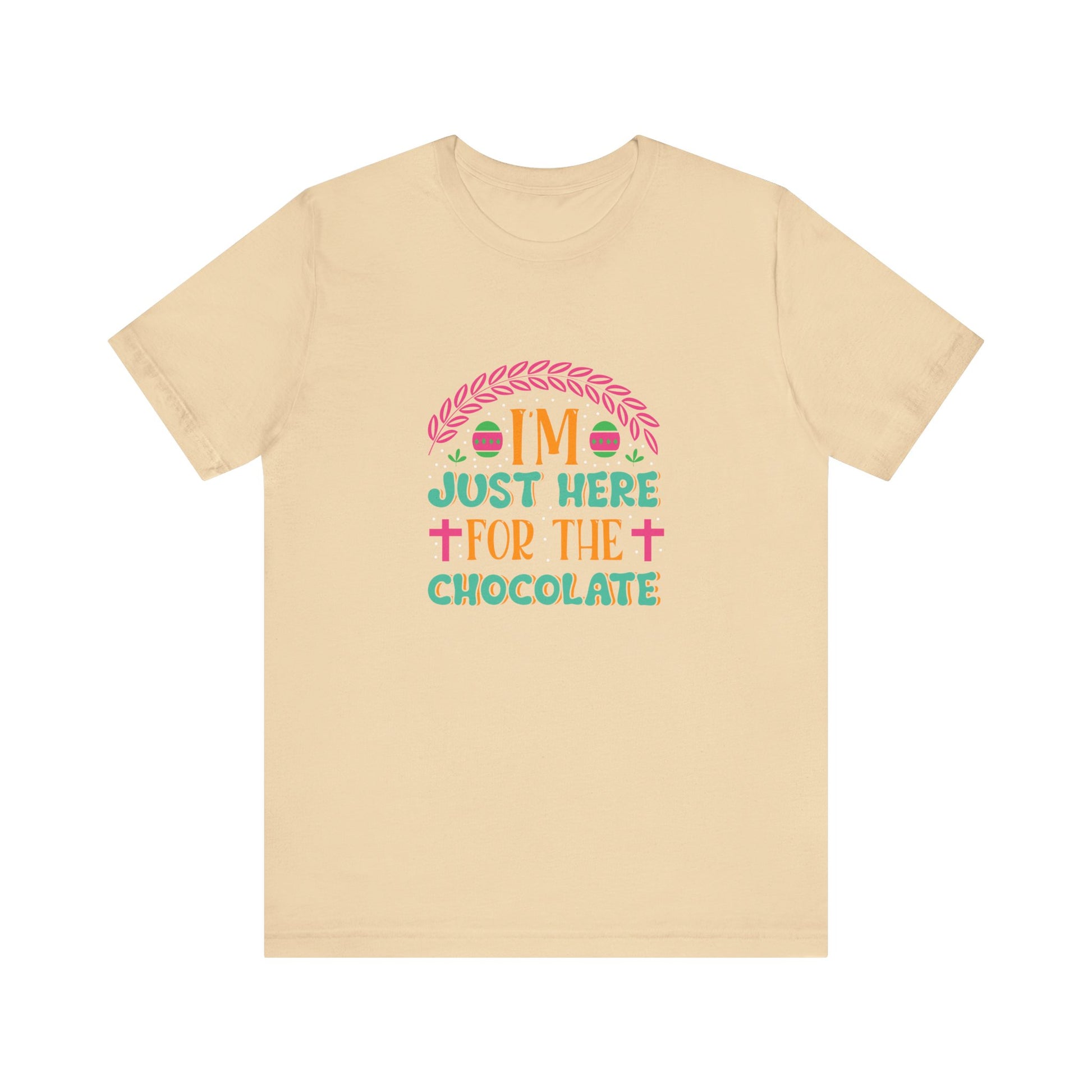 Soft Cream Funny Easter Shirt – I’m Just Here for the Chocolate Tee