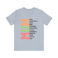Light Blue Empowering Mom T-Shirt – Beautiful, Strong, Loved MOM