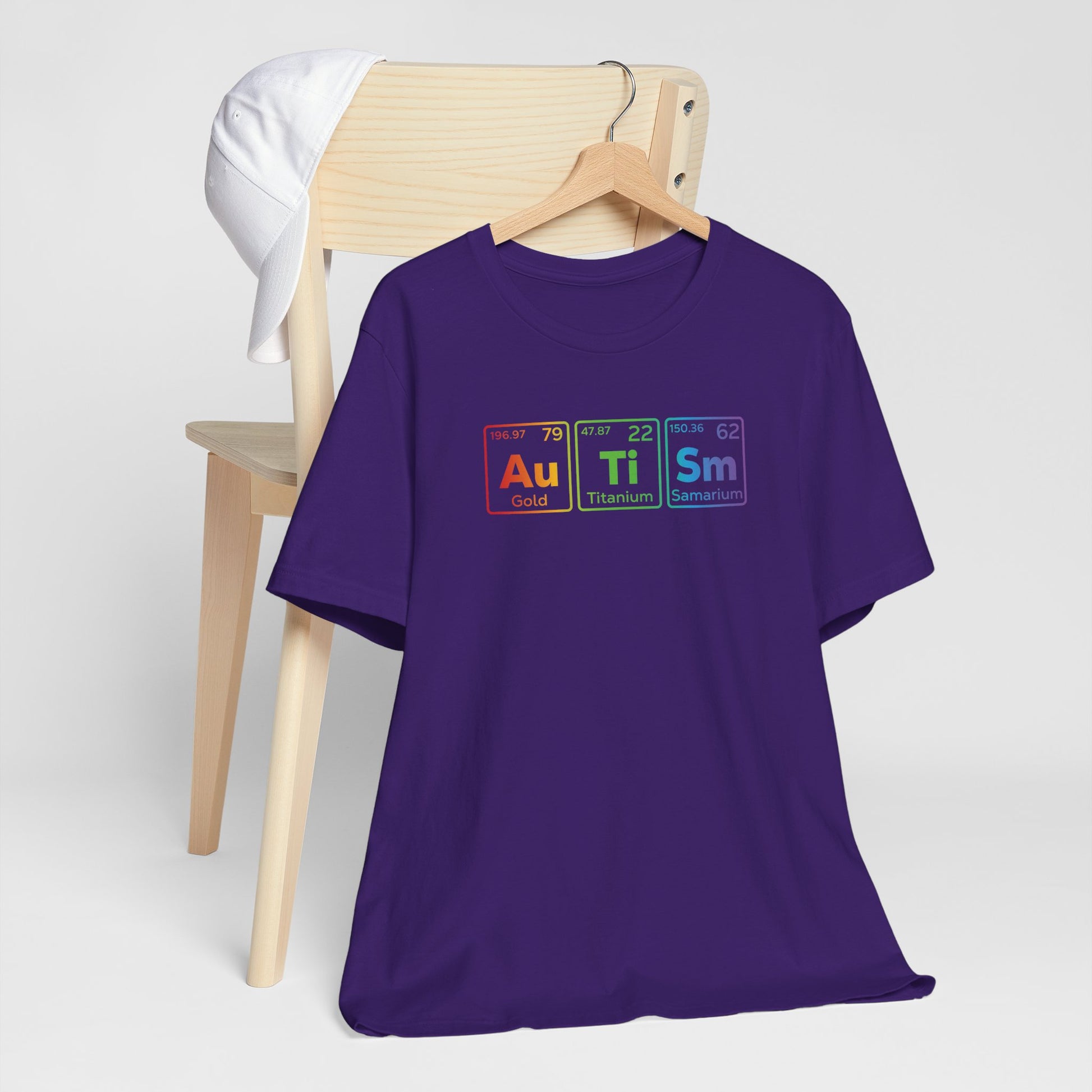 T-Shirt Au Ti Sm AUTISM | Subtle Periodic Autism Awareness T‑Shirt