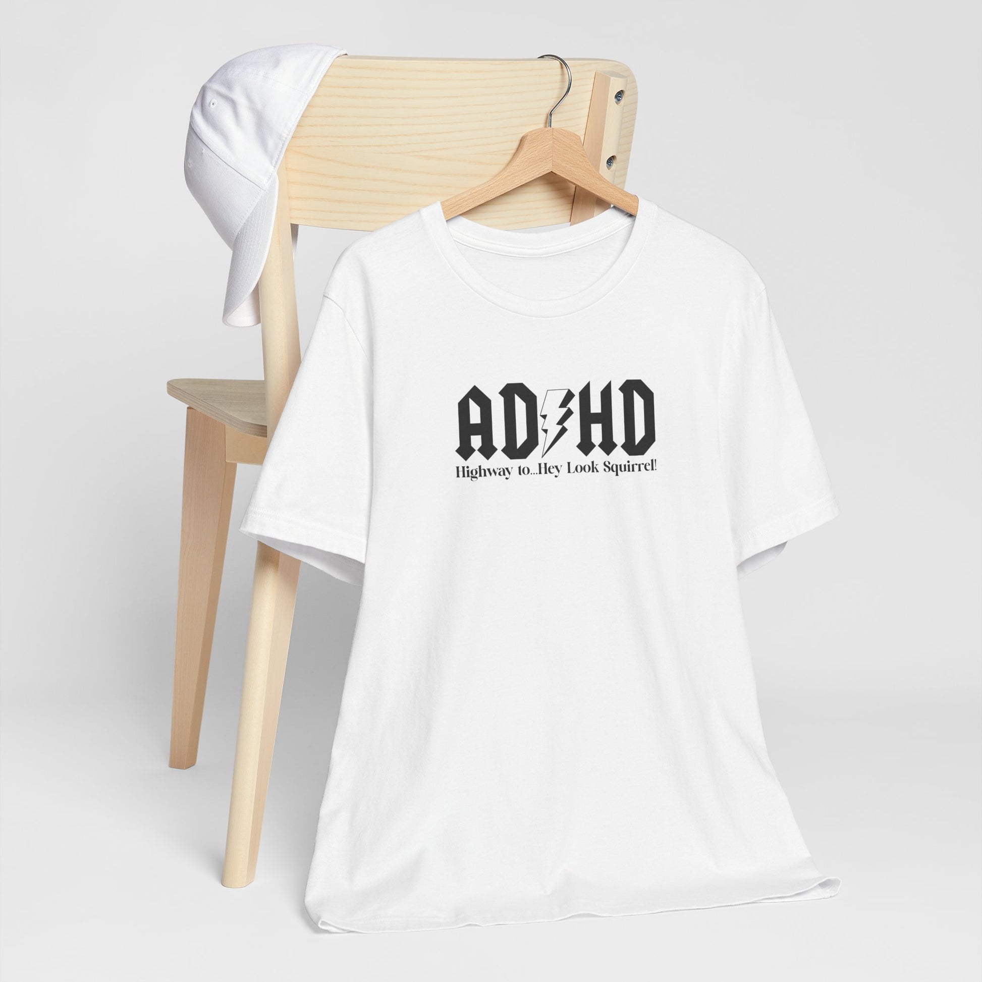 T-Shirt Highway to ADHD Funny T-Shirt – Gothic Pop Culture Graphic Tee