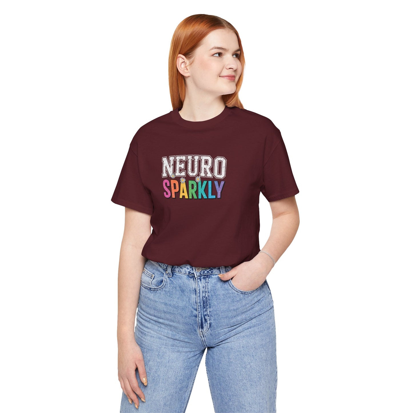 T-Shirt NEURO SPARKLY – Colorful ADHD T Shirt for Women & Young Adults