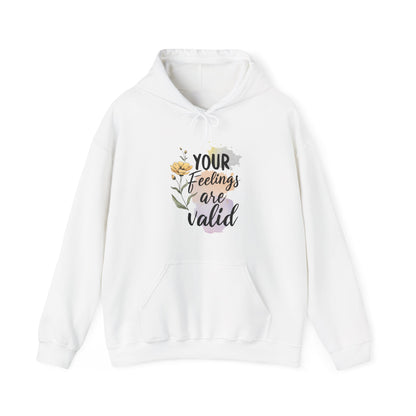 Your Feelings Are Valid – Suicide Awareness Hoodie for Women
