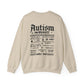 Sweatshirt Autism Awareness World Tour Statement Autism Sweatshirt