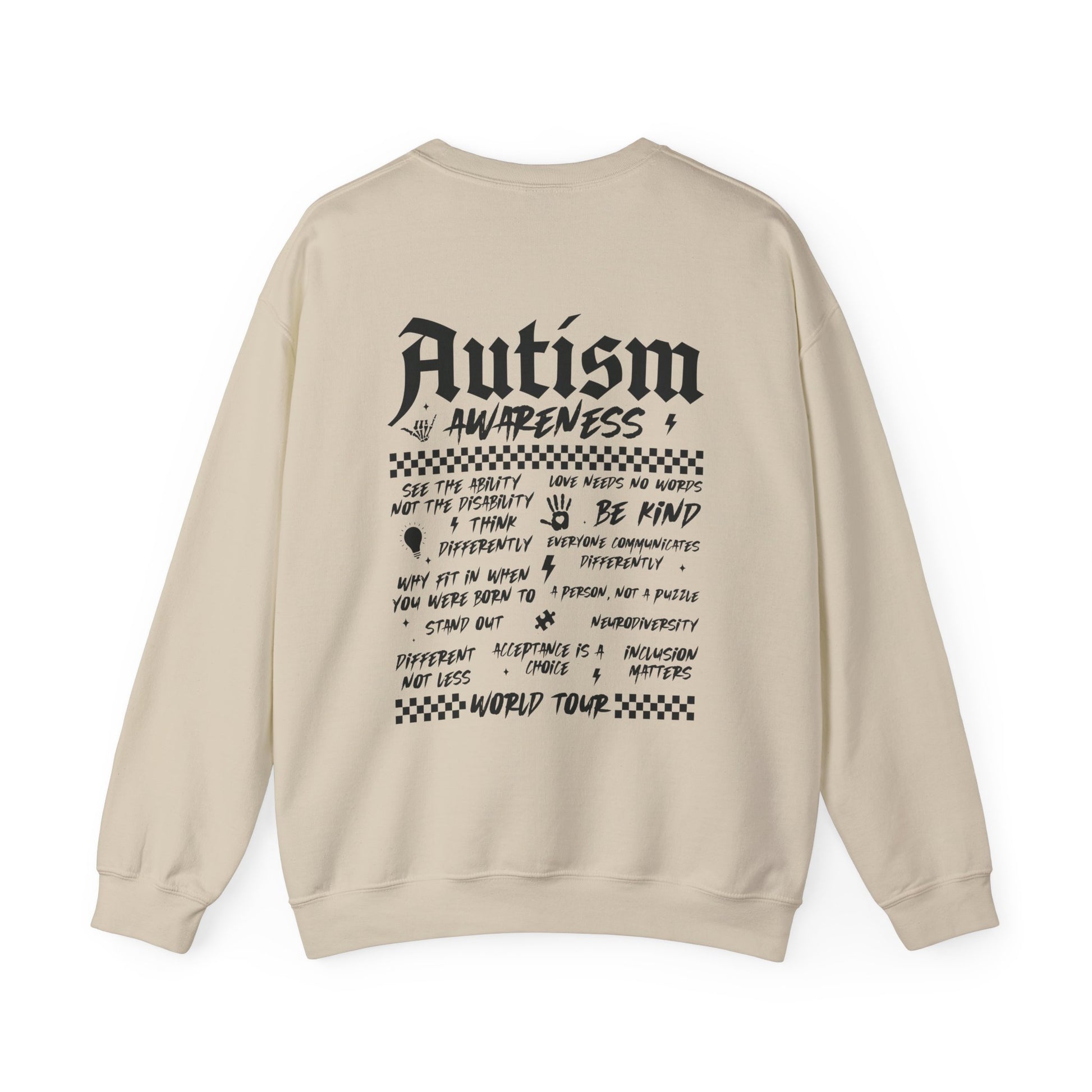 Sweatshirt Autism Awareness World Tour Statement Autism Sweatshirt