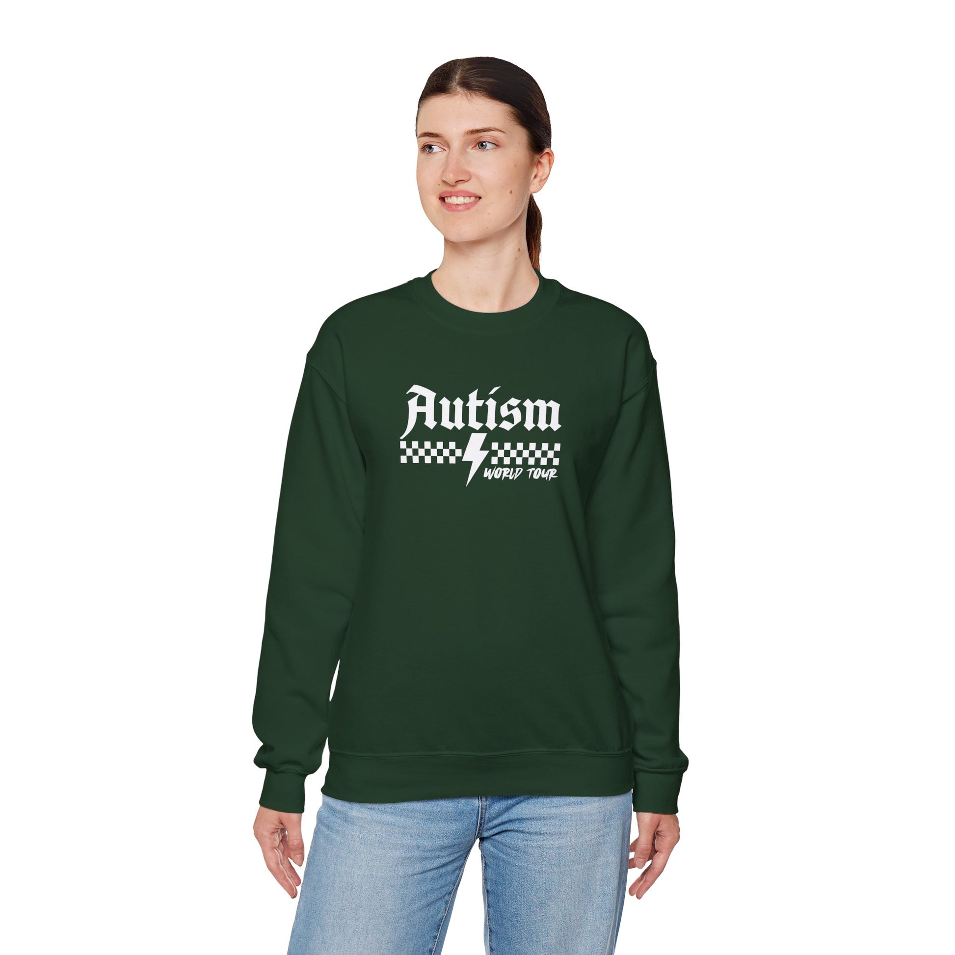 Sweatshirt Autism Awareness World Tour Statement Autism Sweatshirt