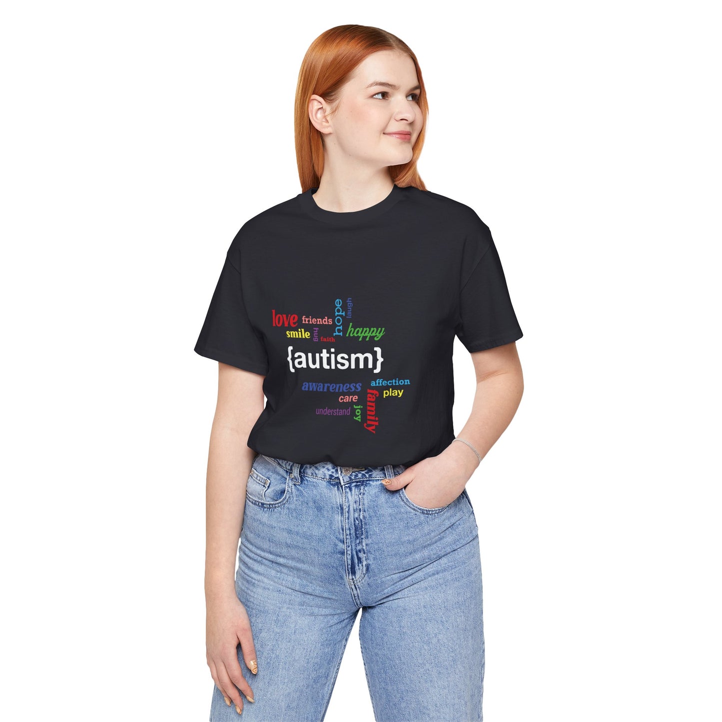 T-Shirt Love Friends Hug Faith Awareness [Autism] Subtle Autism T Shirt