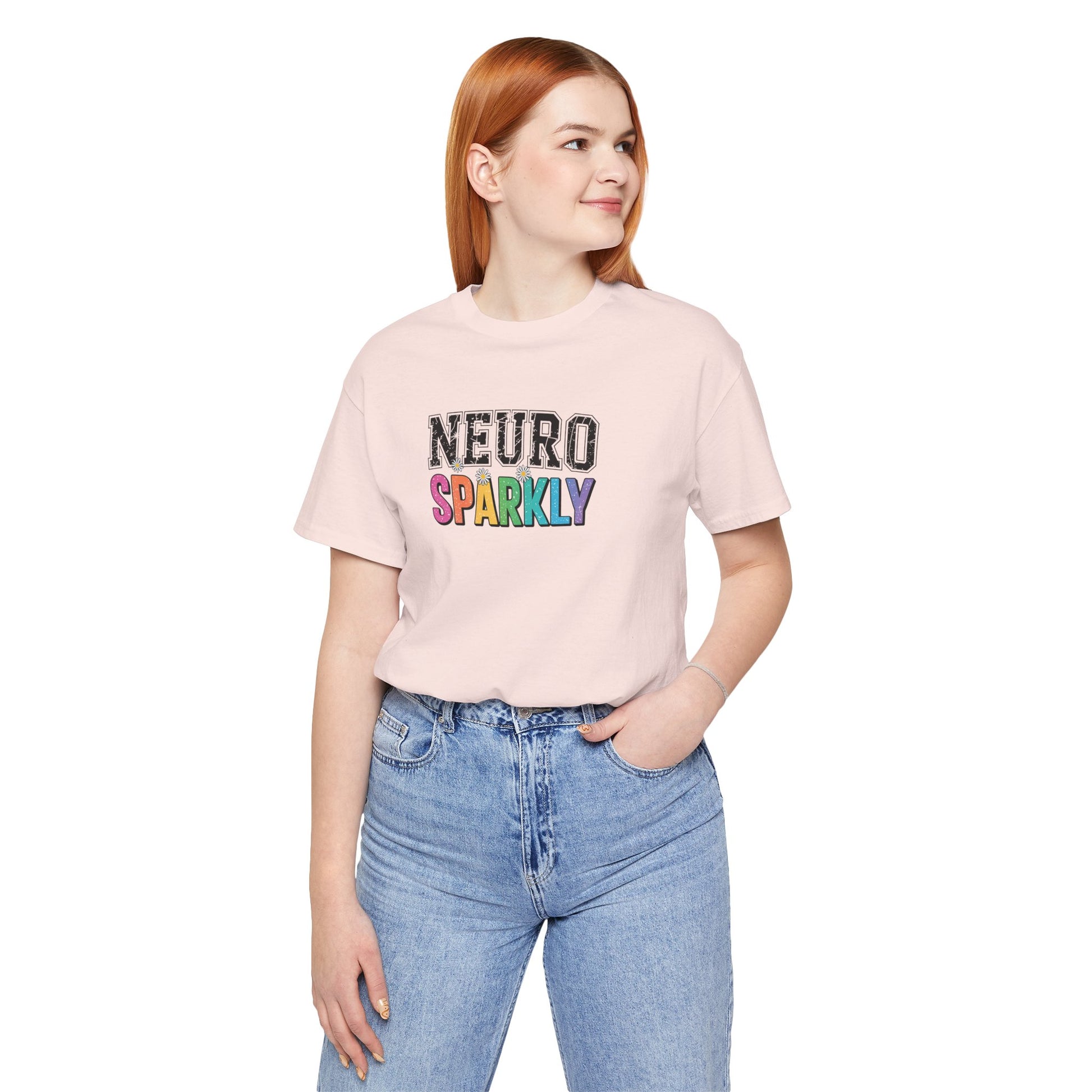 T-Shirt NEURO SPARKLY – Colorful ADHD T Shirt for Women & Young Adults