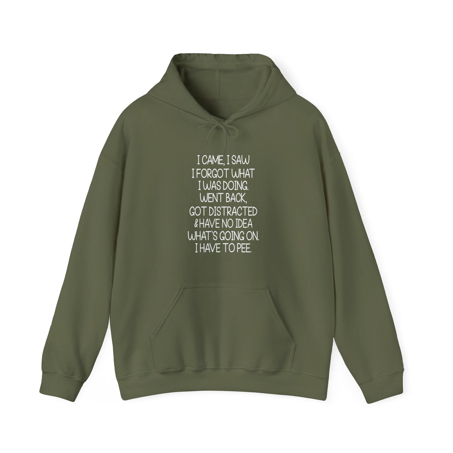 Hoodie I CAME I SAW I FORGOT Hoodie – Funny ADHD Hoodie for Adults