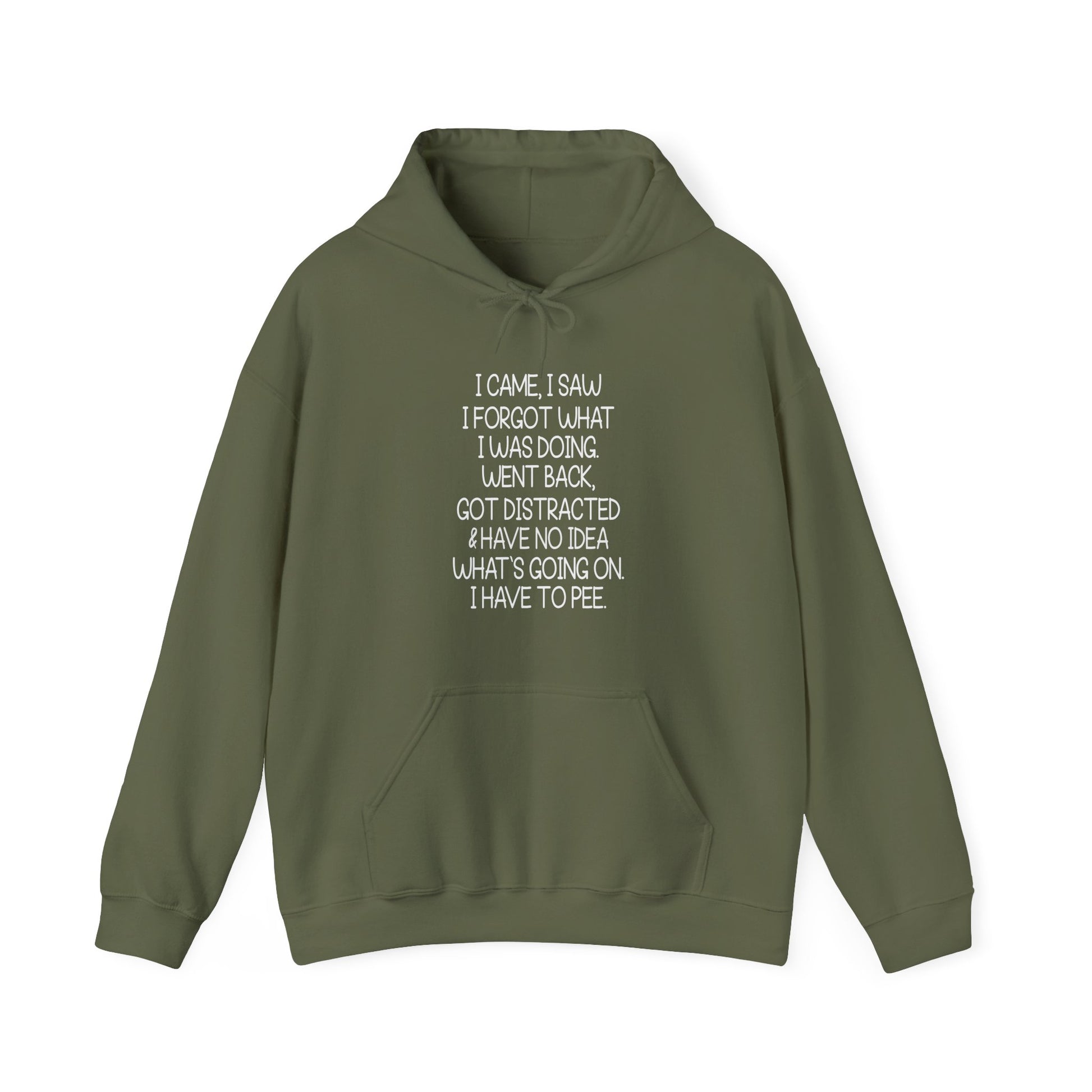 Hoodie I CAME I SAW I FORGOT Hoodie – Funny ADHD Hoodie for Adults