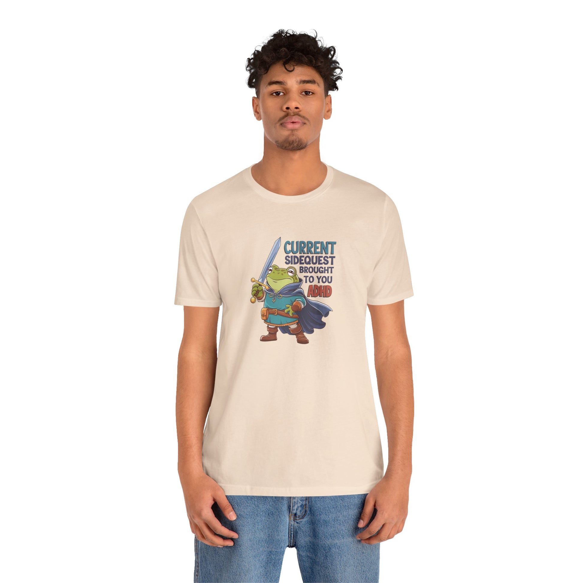 T-Shirt CURRENT SIDEQUEST BROUGHT TO YOU BY ADHD - ADHD T Shirt Funny
