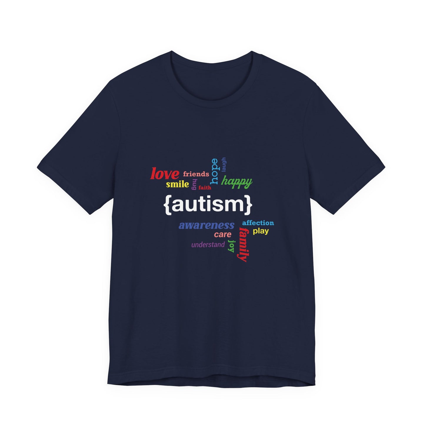 T-Shirt Love Friends Hug Faith Awareness [Autism] Subtle Autism T Shirt