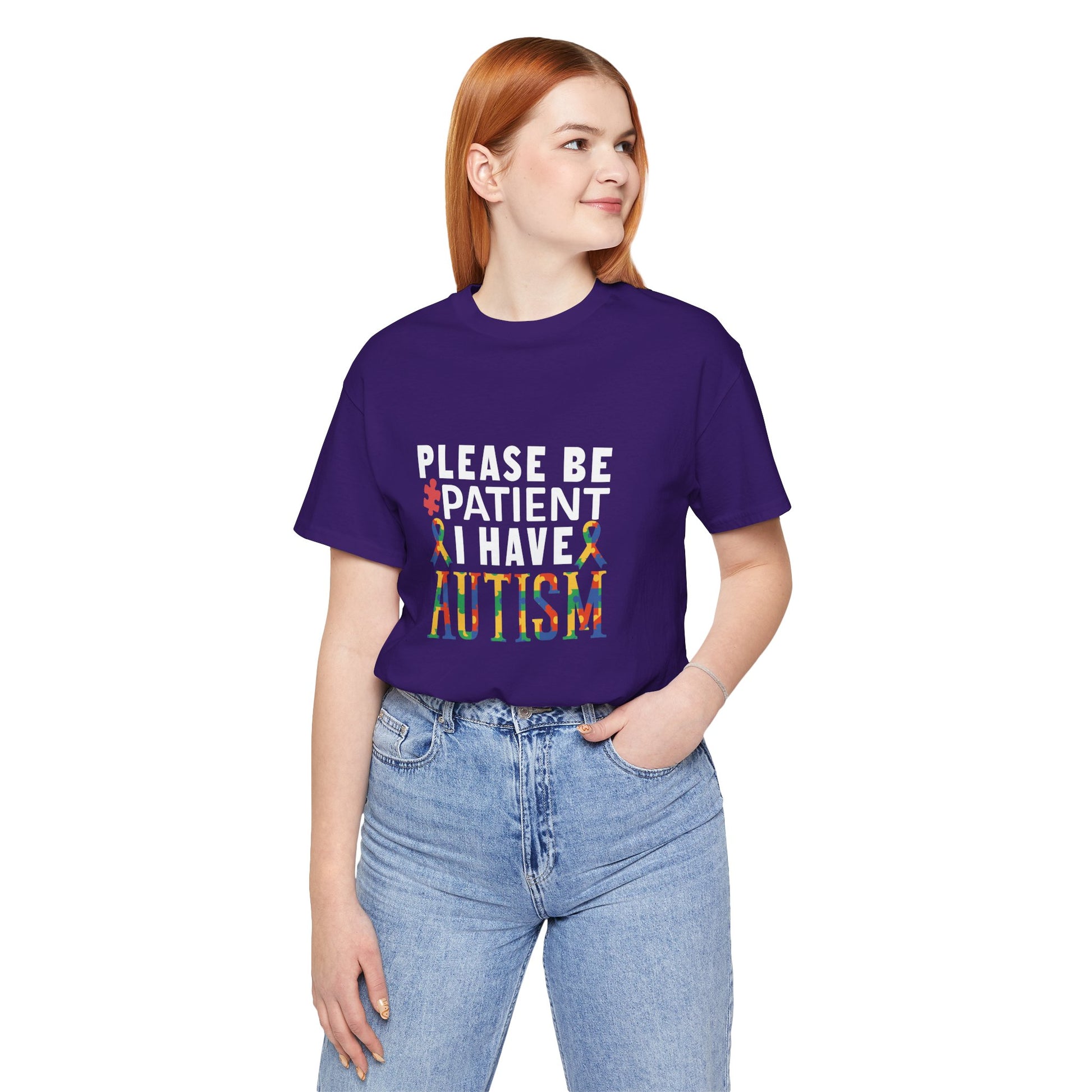 T-Shirt Please Be Patient I Have Autism Shirt