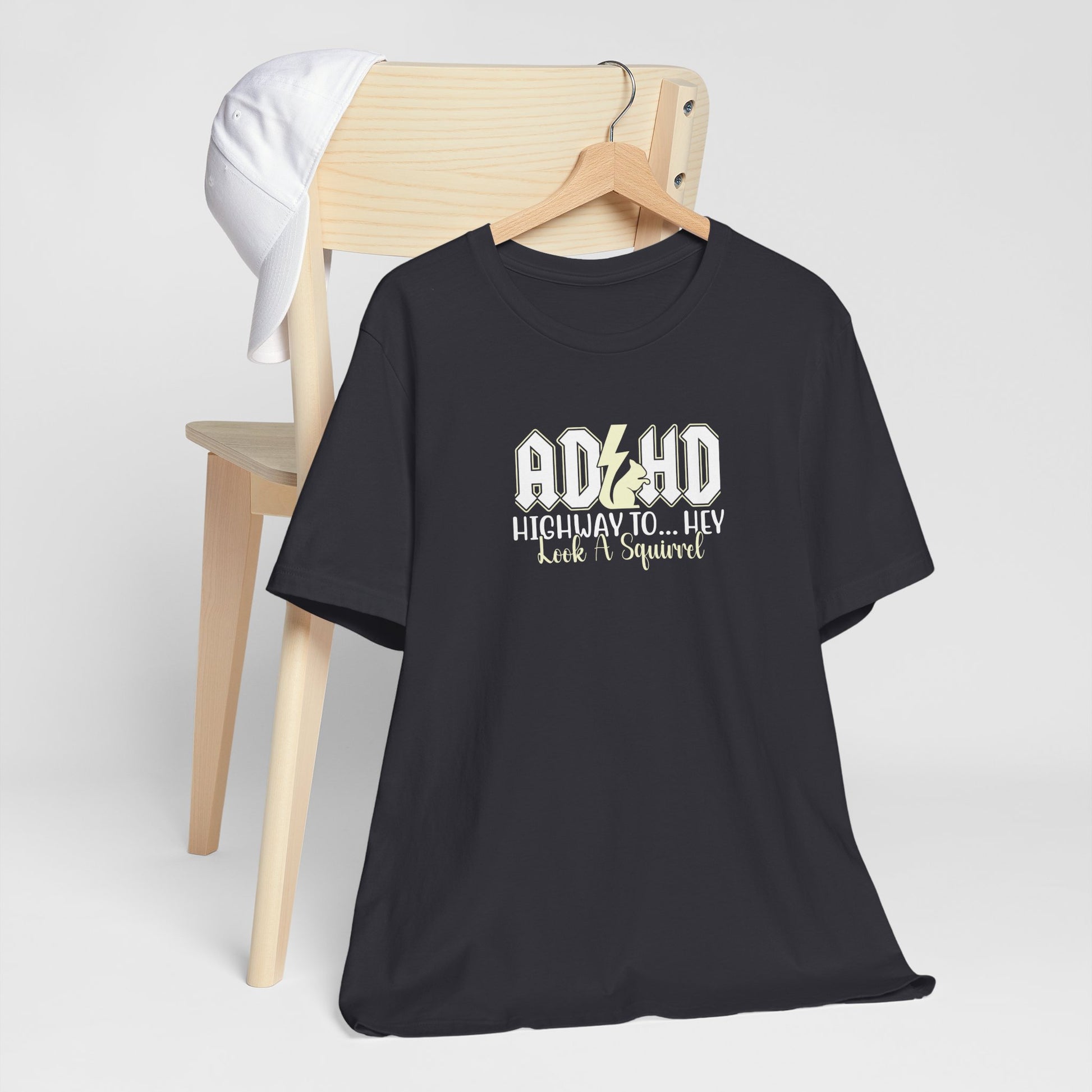 T-Shirt HIGHWAY TO... HEY Look A Squirrel ADHD T Shirt – Funny ADHD Tshirt