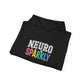 NEURO SPARKLY Autism Hoodie – Bold Varsity Floral Graphic Hoodie