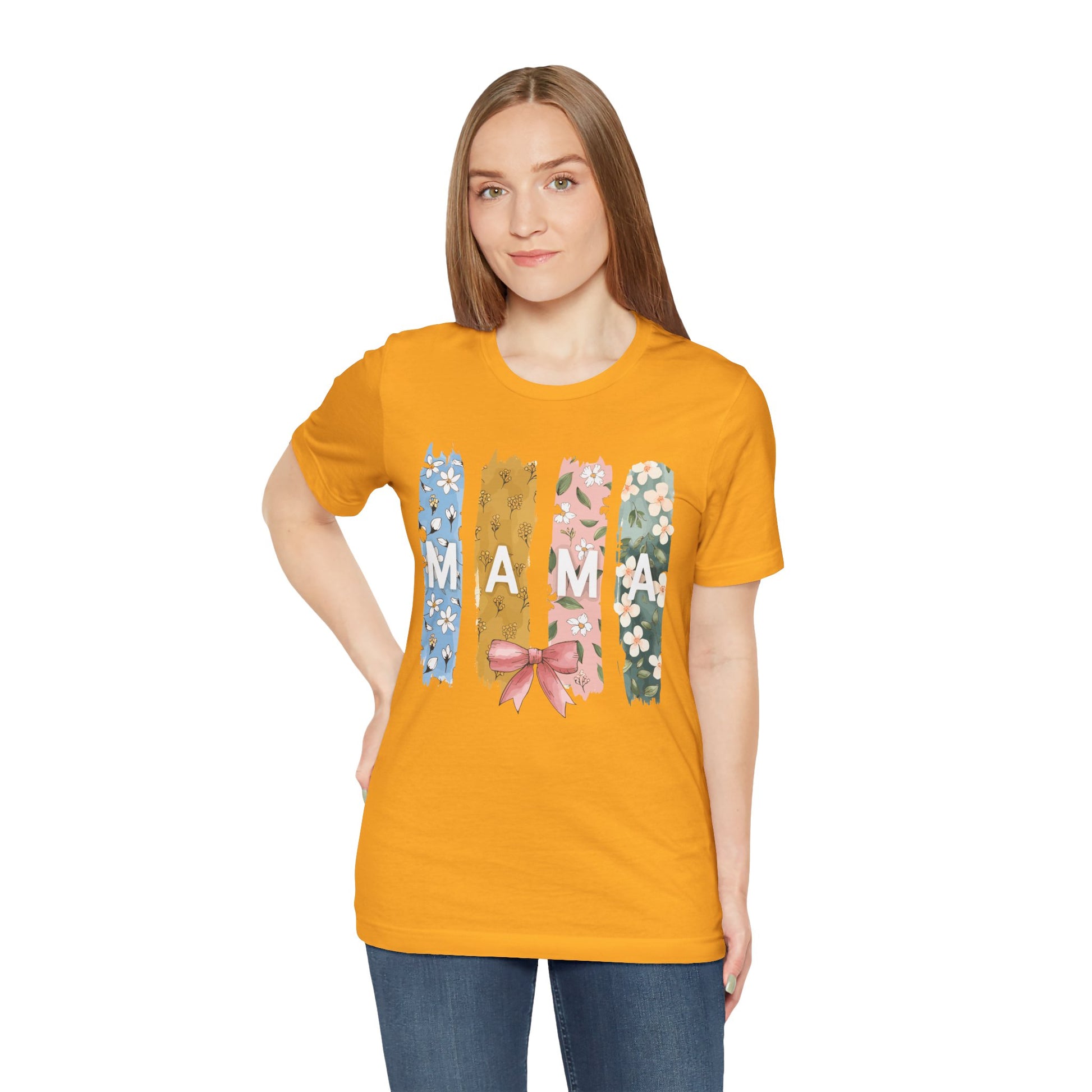 Mama – Colorful Floral Mom’s Day Shirt for Stylish Moms
