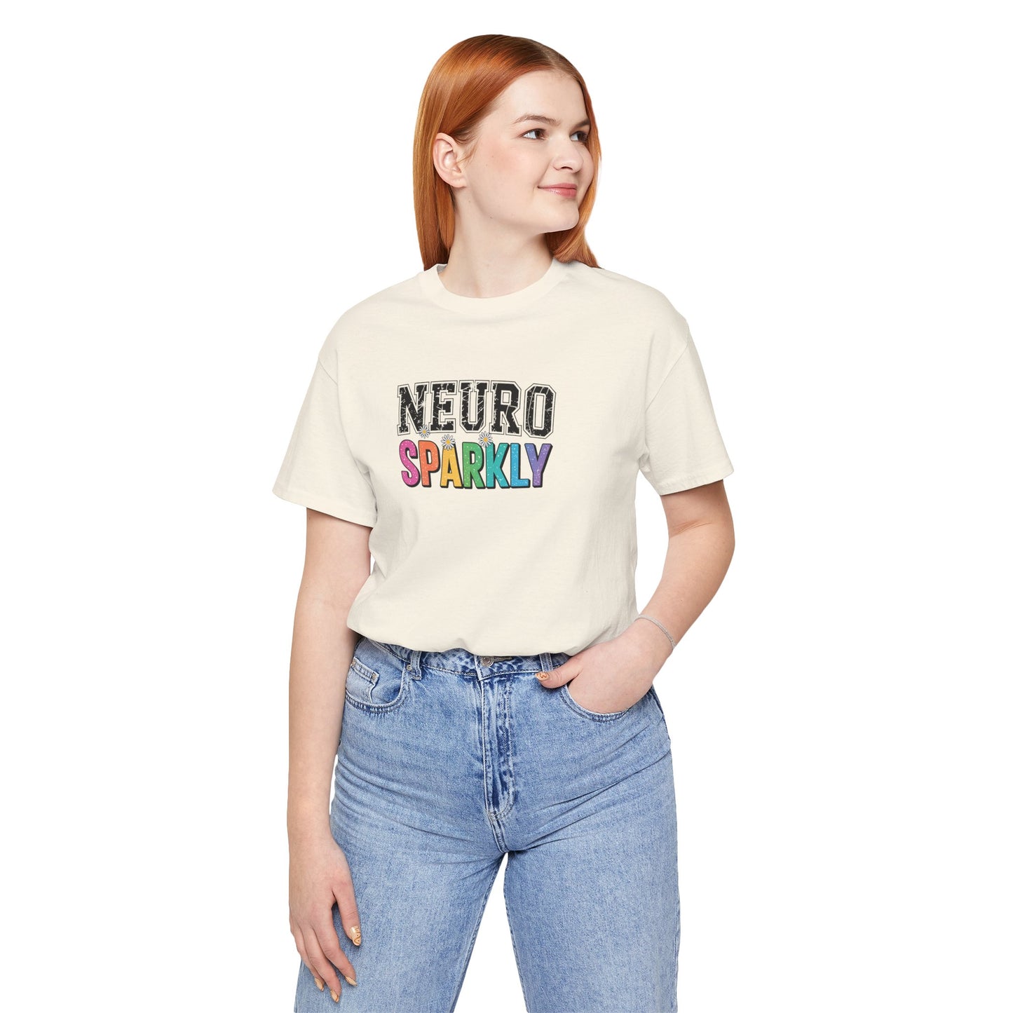 T-Shirt NEURO SPARKLY – Colorful ADHD T Shirt for Women & Young Adults