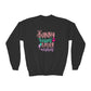 Black Bunny Kisses & Easter Wishes Sweatshirt | Cute Easter Sweatshirt for Kids