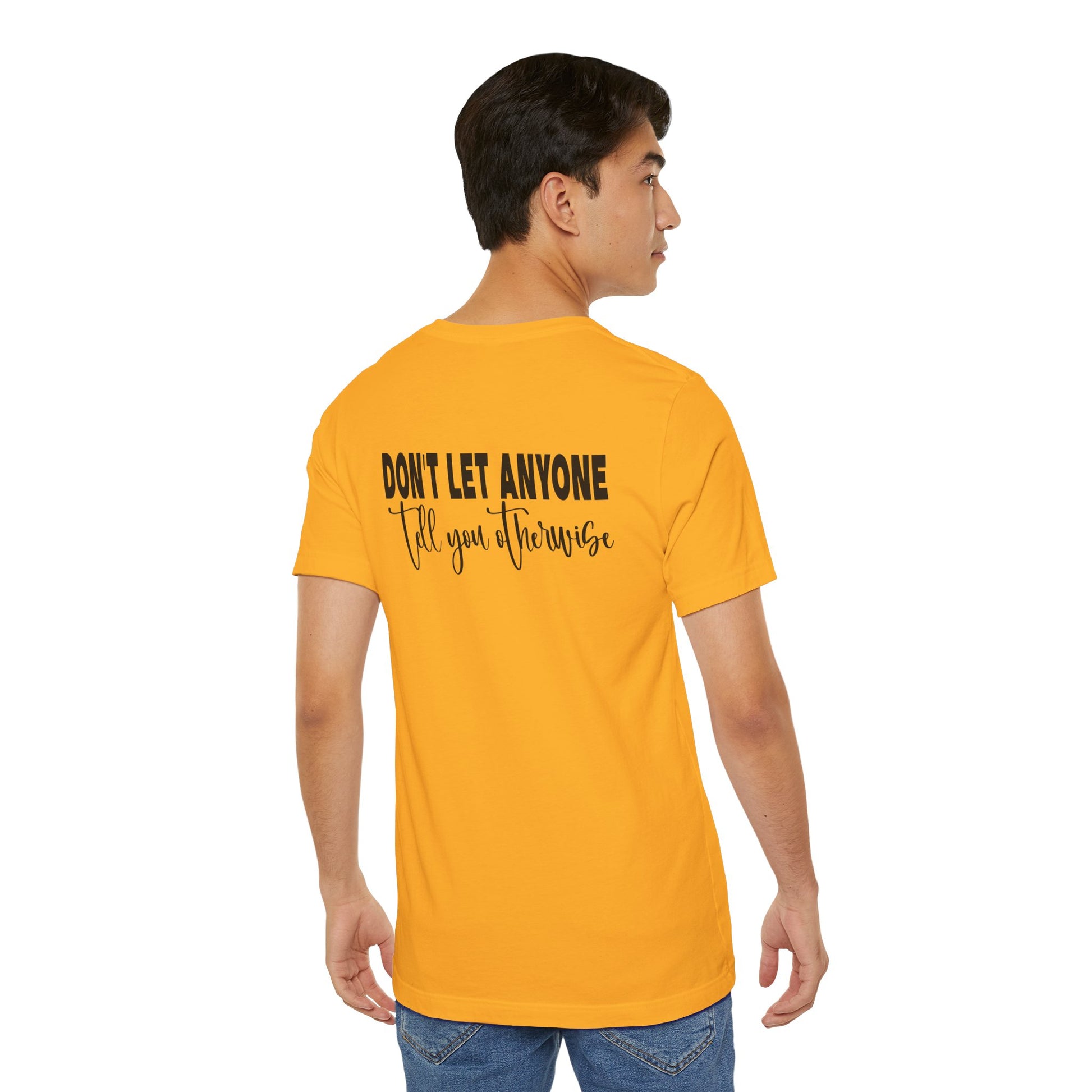 You Are Enough – Gold You Are Enough Shirt for Mental Health Support