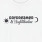 T-Shirt Daydreamer & Nightthinker Shirt – Whimsical Graphic Tee for Dreamers