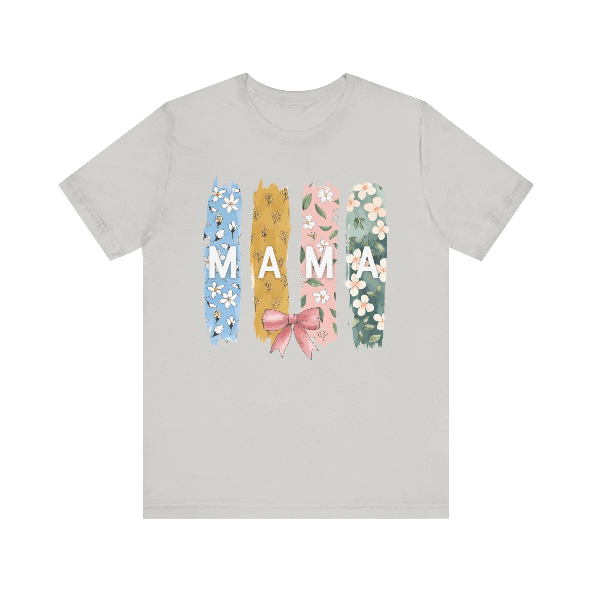 Silver Mama – Colorful Floral Mom’s Day Shirt for Stylish Moms