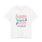Cute Easter Shirt – Bunny Kisses & Easter Wishes Tee for Women | Family Easter Tee