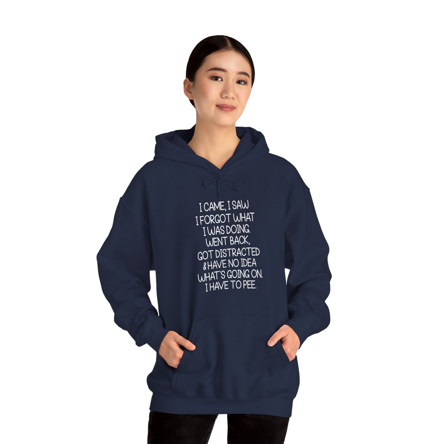 Hoodie I CAME I SAW I FORGOT Hoodie – Funny ADHD Hoodie for Adults
