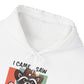 Hoodie I Came I Saw And I Forgot Hoodie – Funny ADHD Raccoon Hoodie