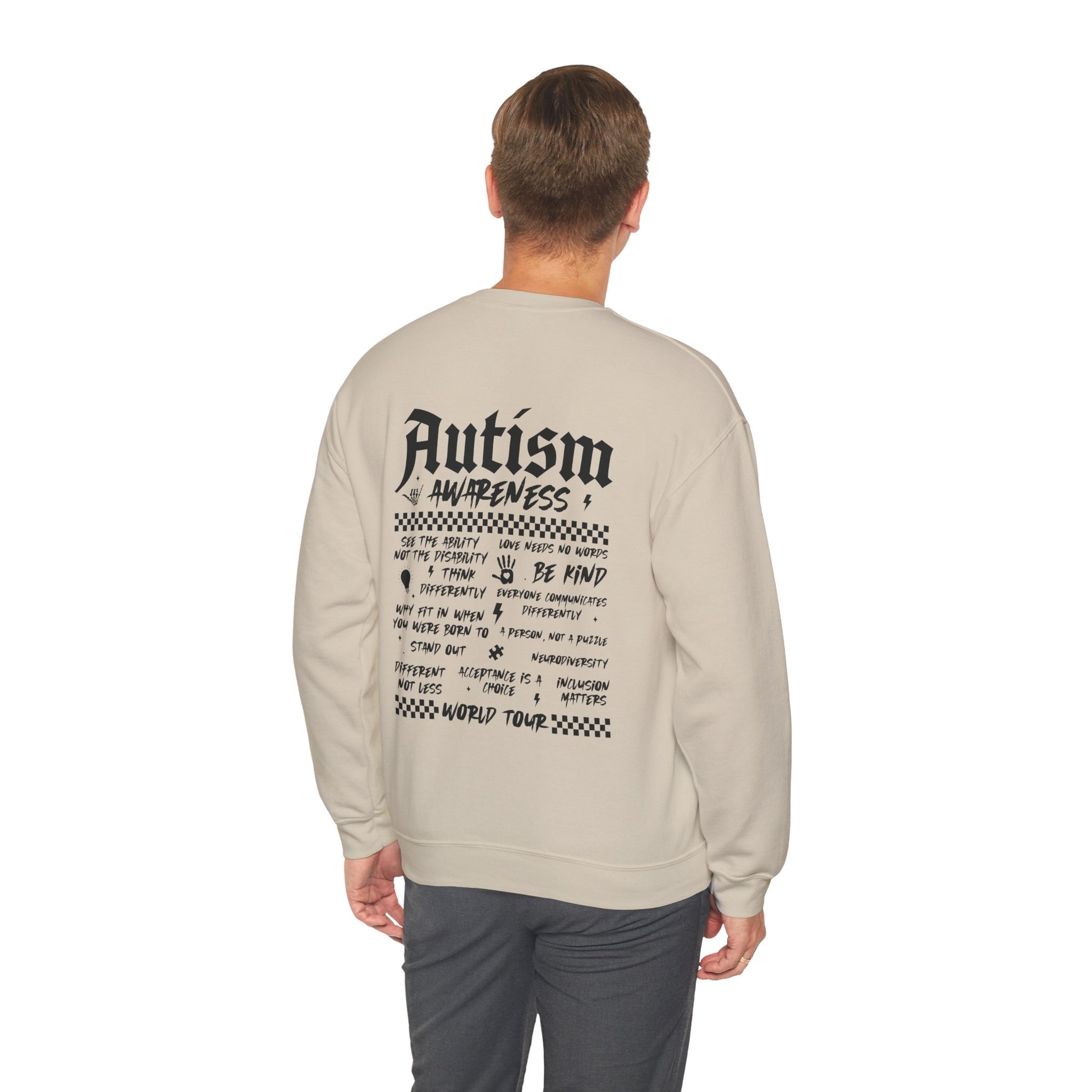 Sweatshirt Autism Awareness World Tour Statement Autism Sweatshirt