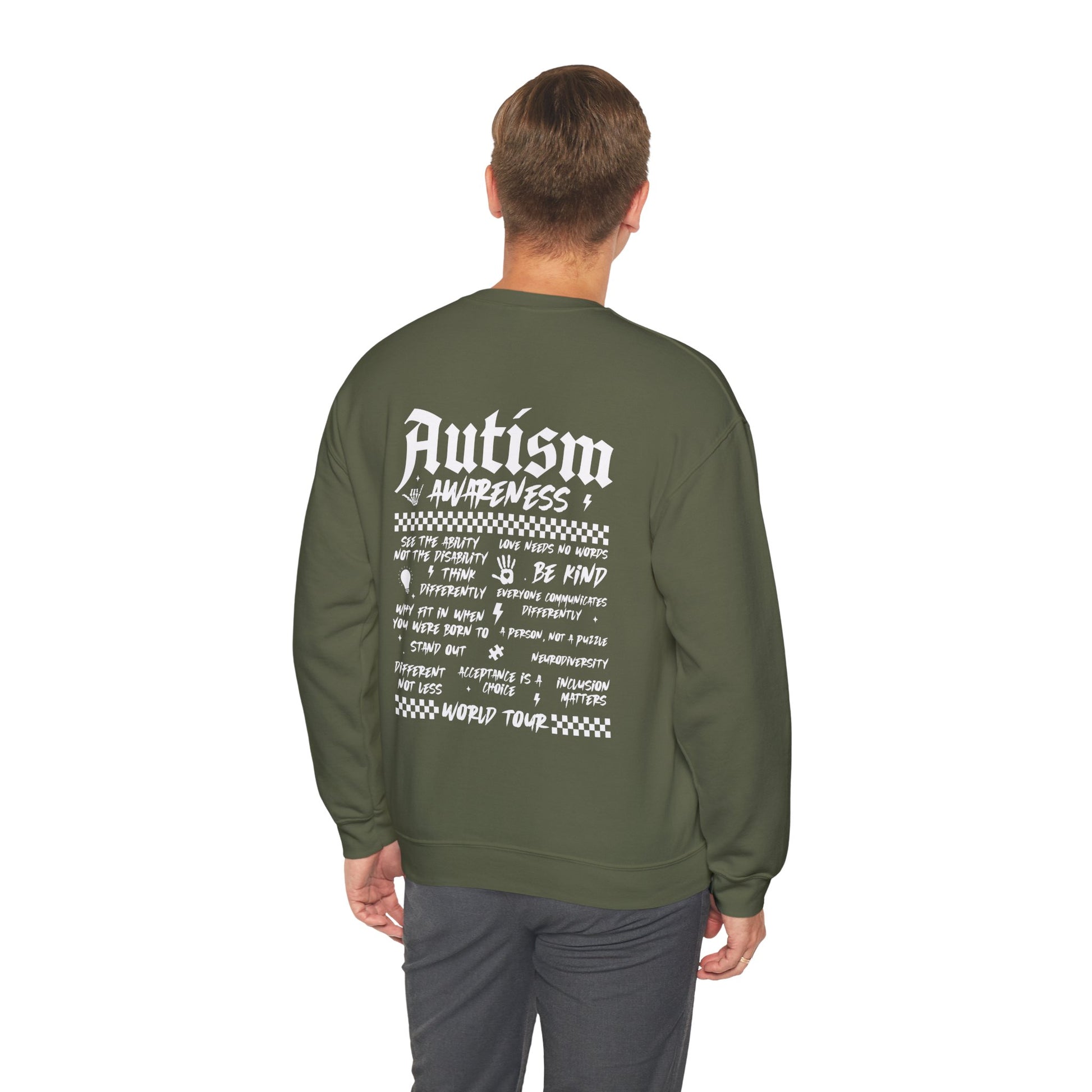 Sweatshirt Autism Awareness World Tour Statement Autism Sweatshirt