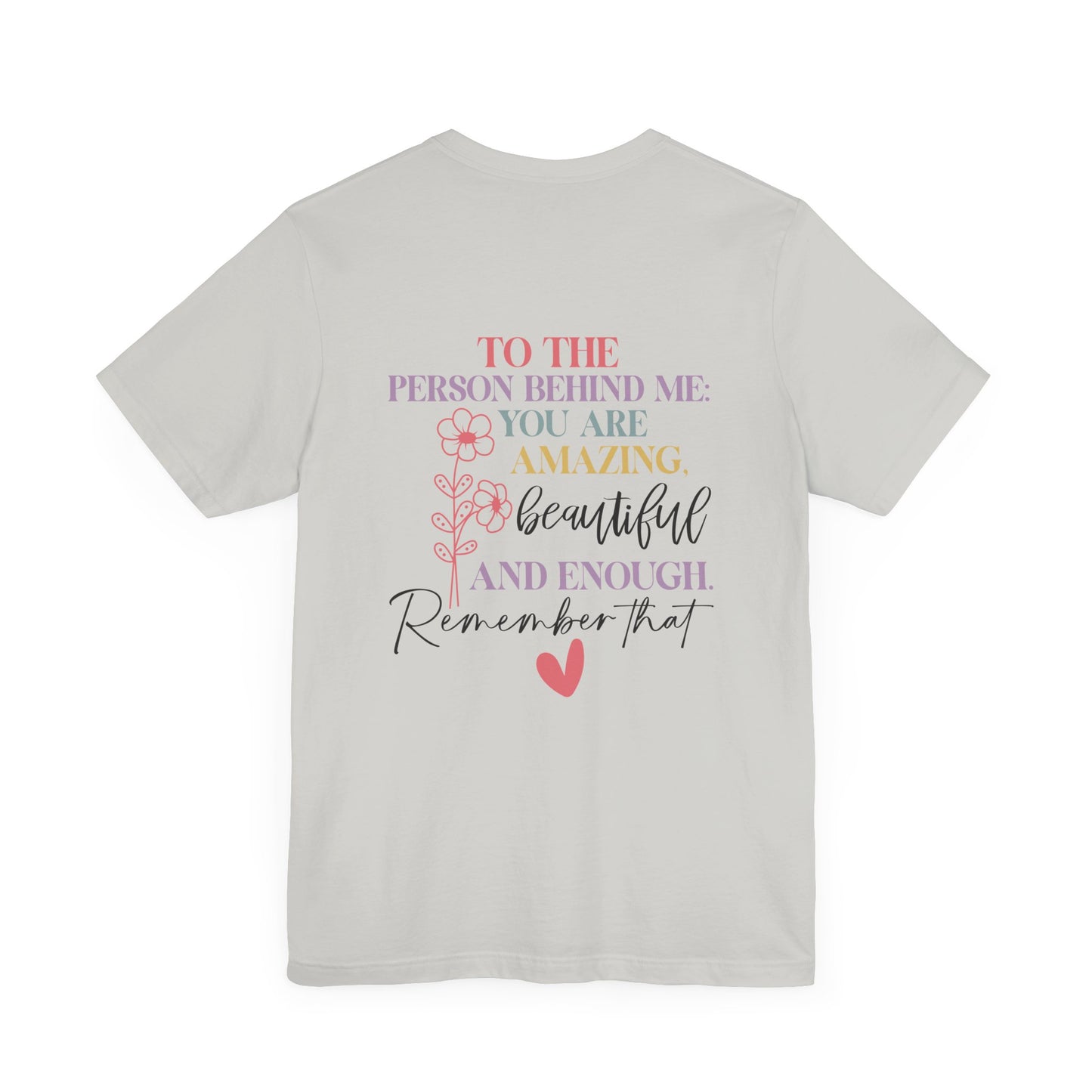 You Matter – Silver You Matter T Shirt with Back Print for Mental Health