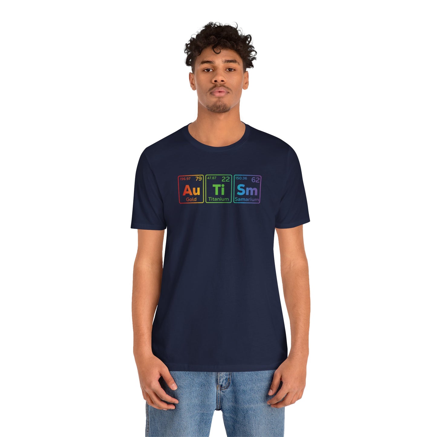 T-Shirt Au Ti Sm AUTISM | Subtle Periodic Autism Awareness T‑Shirt