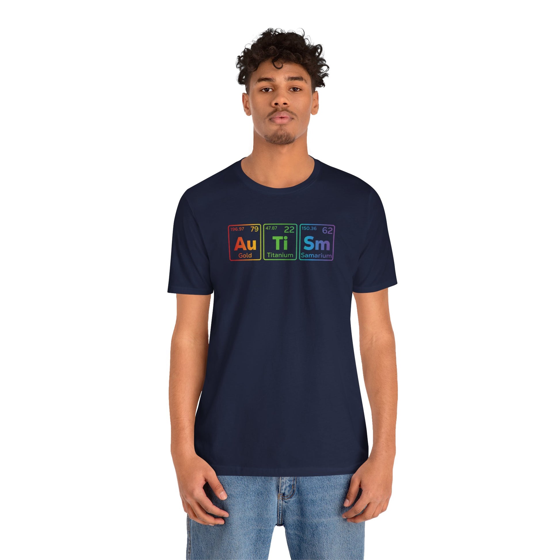 T-Shirt Au Ti Sm AUTISM | Subtle Periodic Autism Awareness T‑Shirt