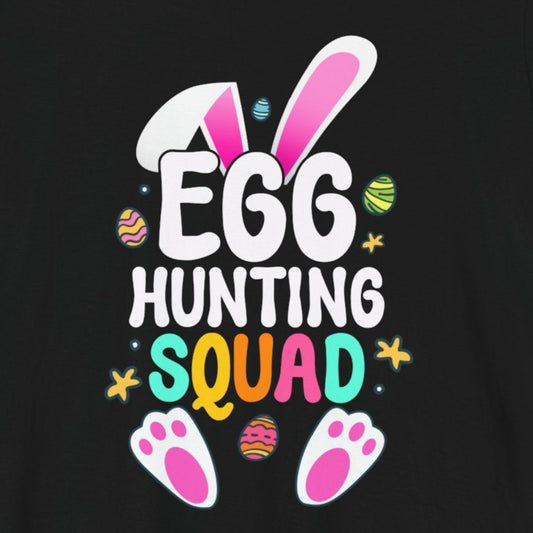 T-Shirt Egg Hunting Squad T-Shirt | Funny Matching Easter Shirt for Women