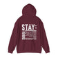 Stay, You Matter – Mental Health Matters Hoodie With Back Print