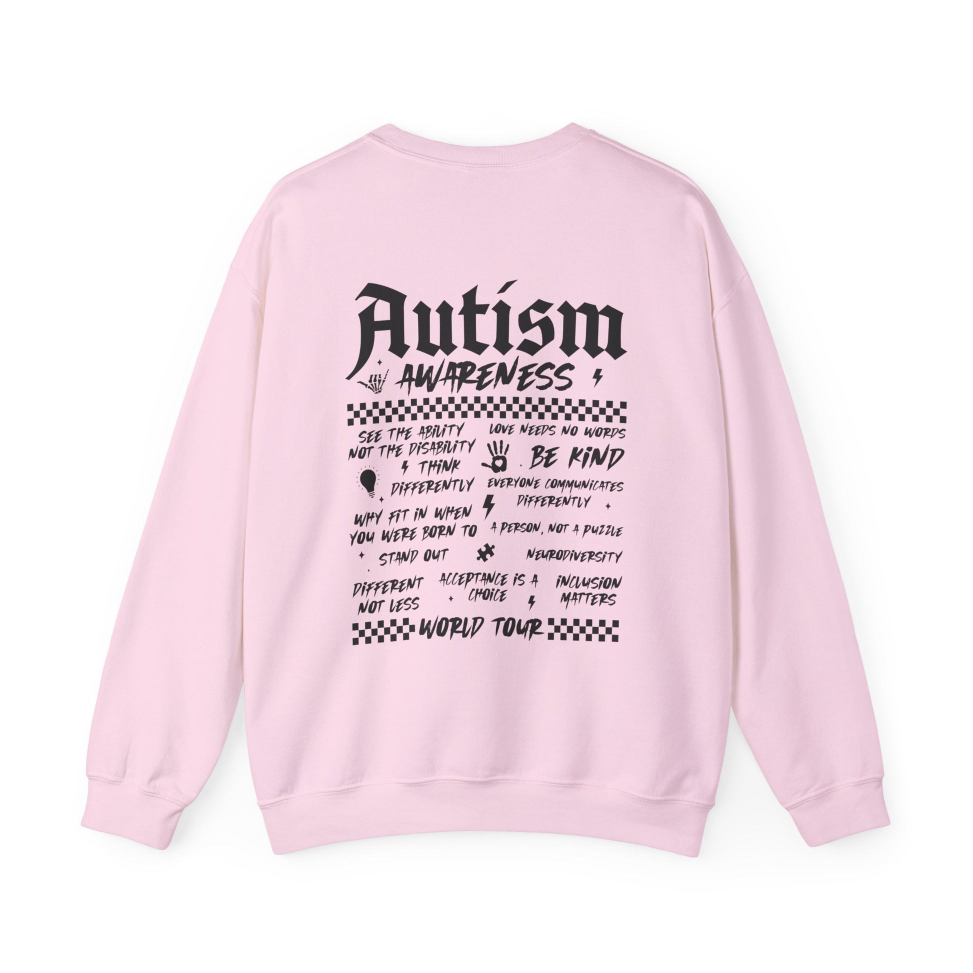 Sweatshirt Autism Awareness World Tour Statement Autism Sweatshirt