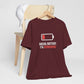 T-Shirt SOCIAL BATTERY: 1% Remaining T-Shirt – Funny Introvert Graphic Tee
