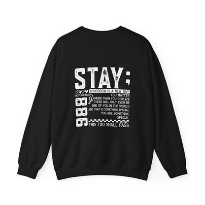 Stay, You Matter – Mental Health Sweatshirts for Men & Women