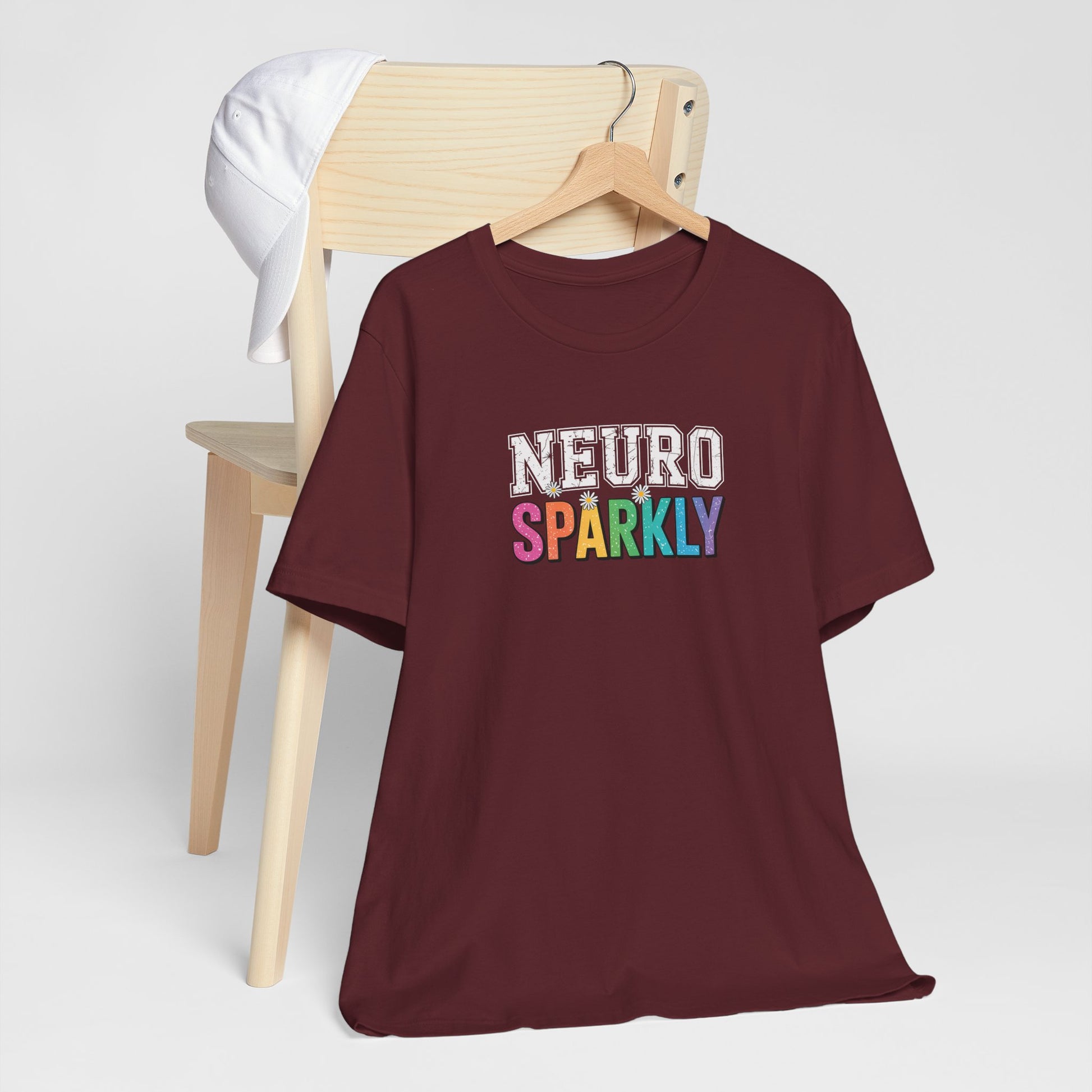 T-Shirt NEURO SPARKLY – Colorful ADHD T Shirt for Women & Young Adults