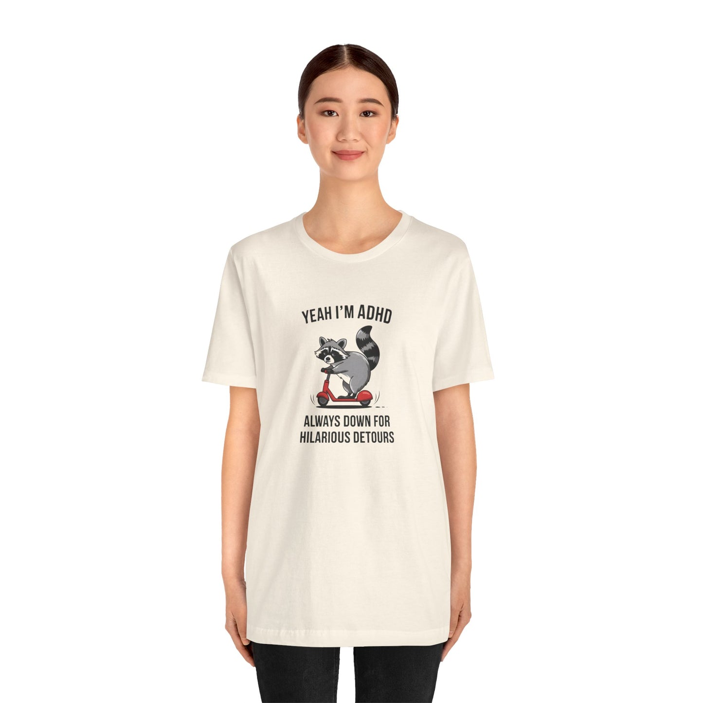 T-Shirt YEAH I’M ADHD T-Shirt – Funny ADHD Detour Cartoon Shirt