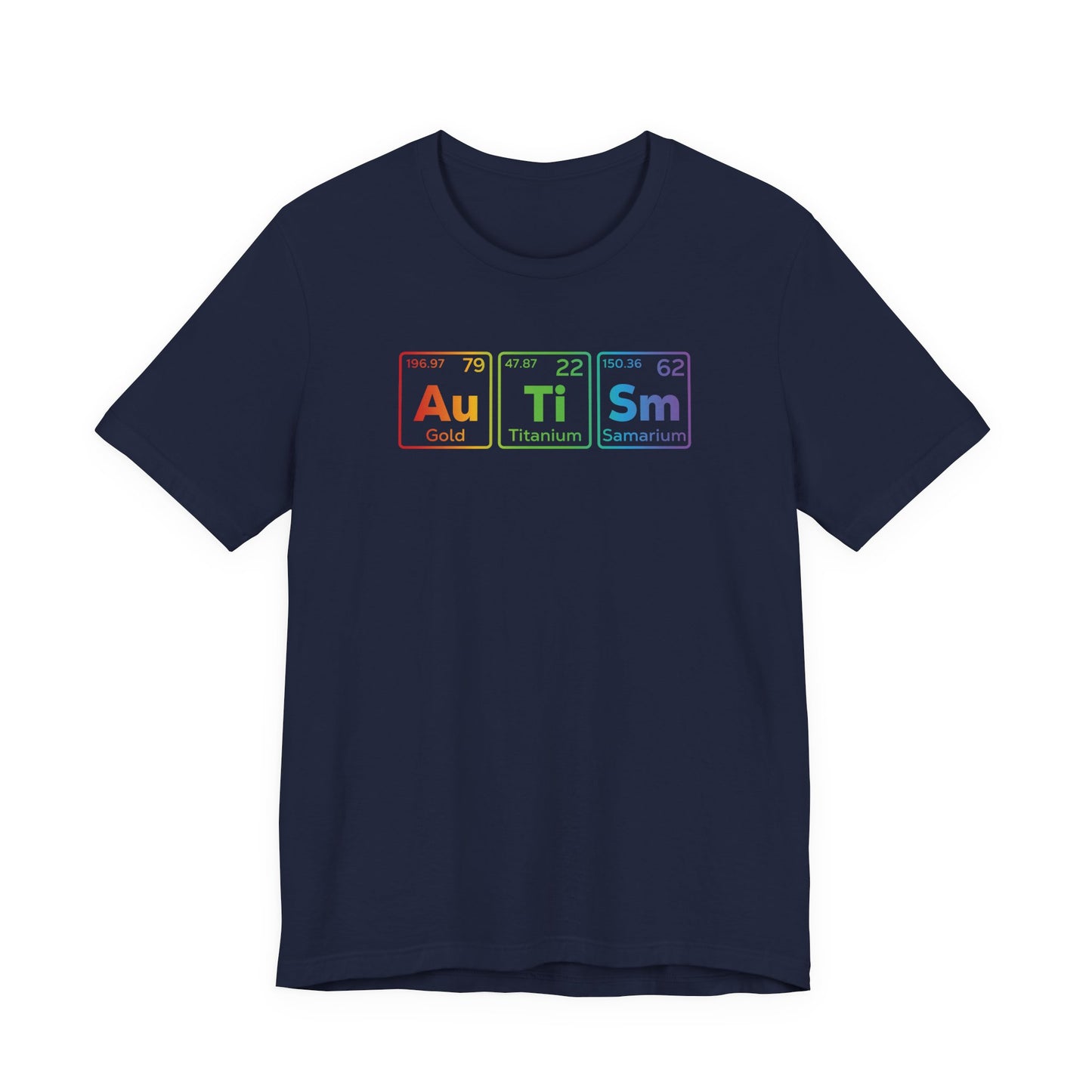 T-Shirt Au Ti Sm AUTISM | Subtle Periodic Autism Awareness T‑Shirt