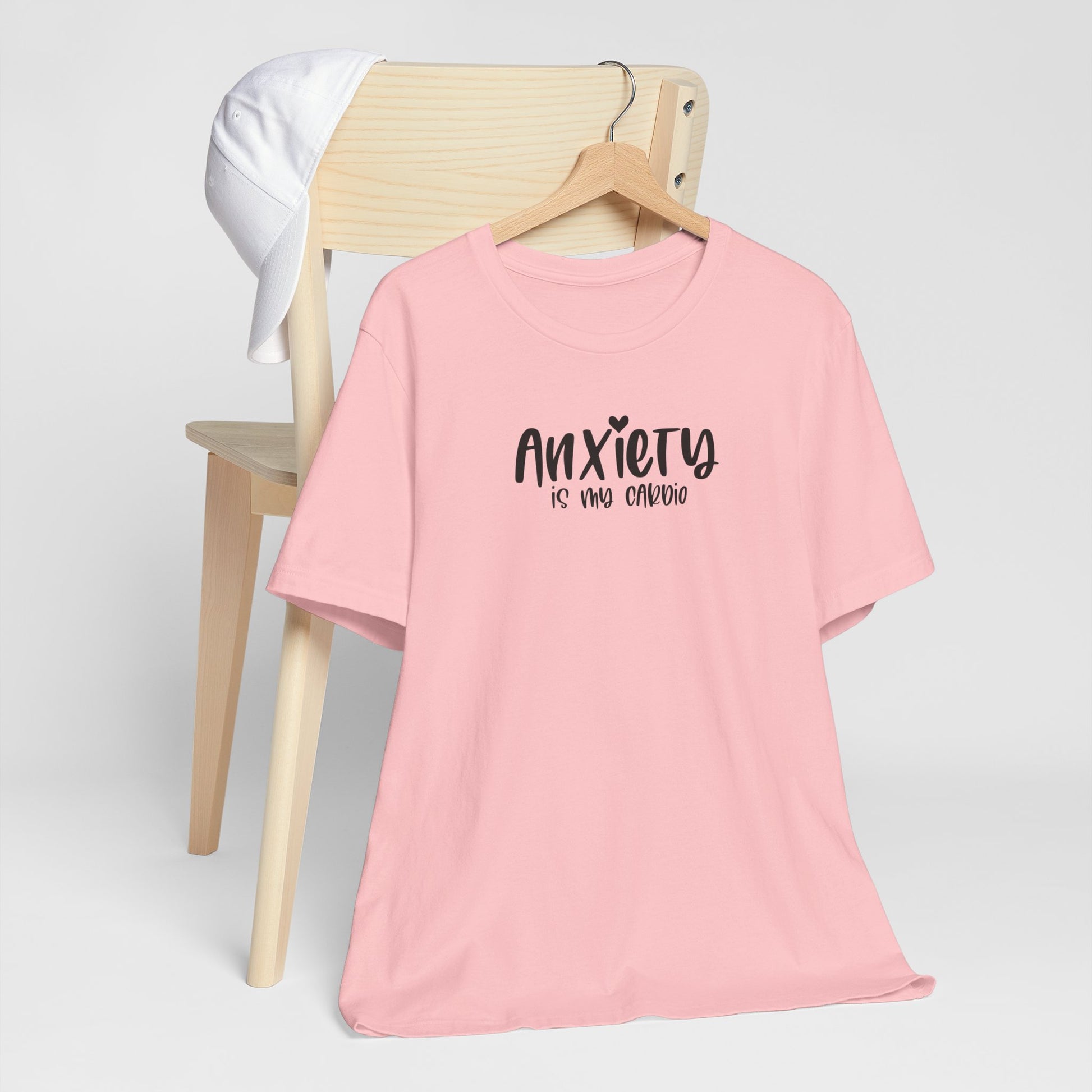 T-Shirt Anxiety Is My Cardio Funny Anxiety Shirt — Mental Health Tee