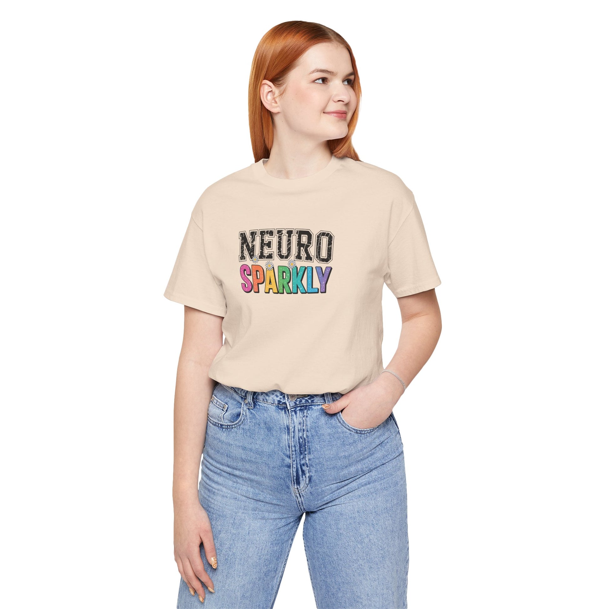 T-Shirt NEURO SPARKLY – Colorful ADHD T Shirt for Women & Young Adults