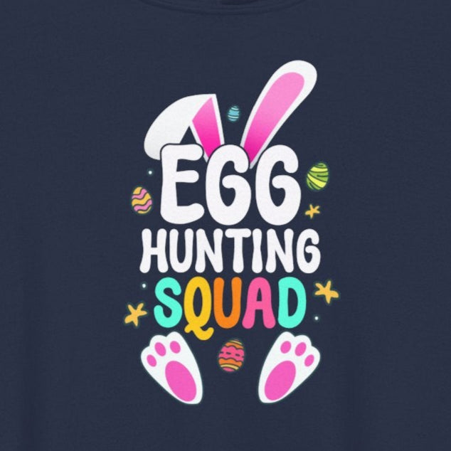 Kids clothes Egg Hunting Squad Kids Hoodie | Matching Easter Hoodie