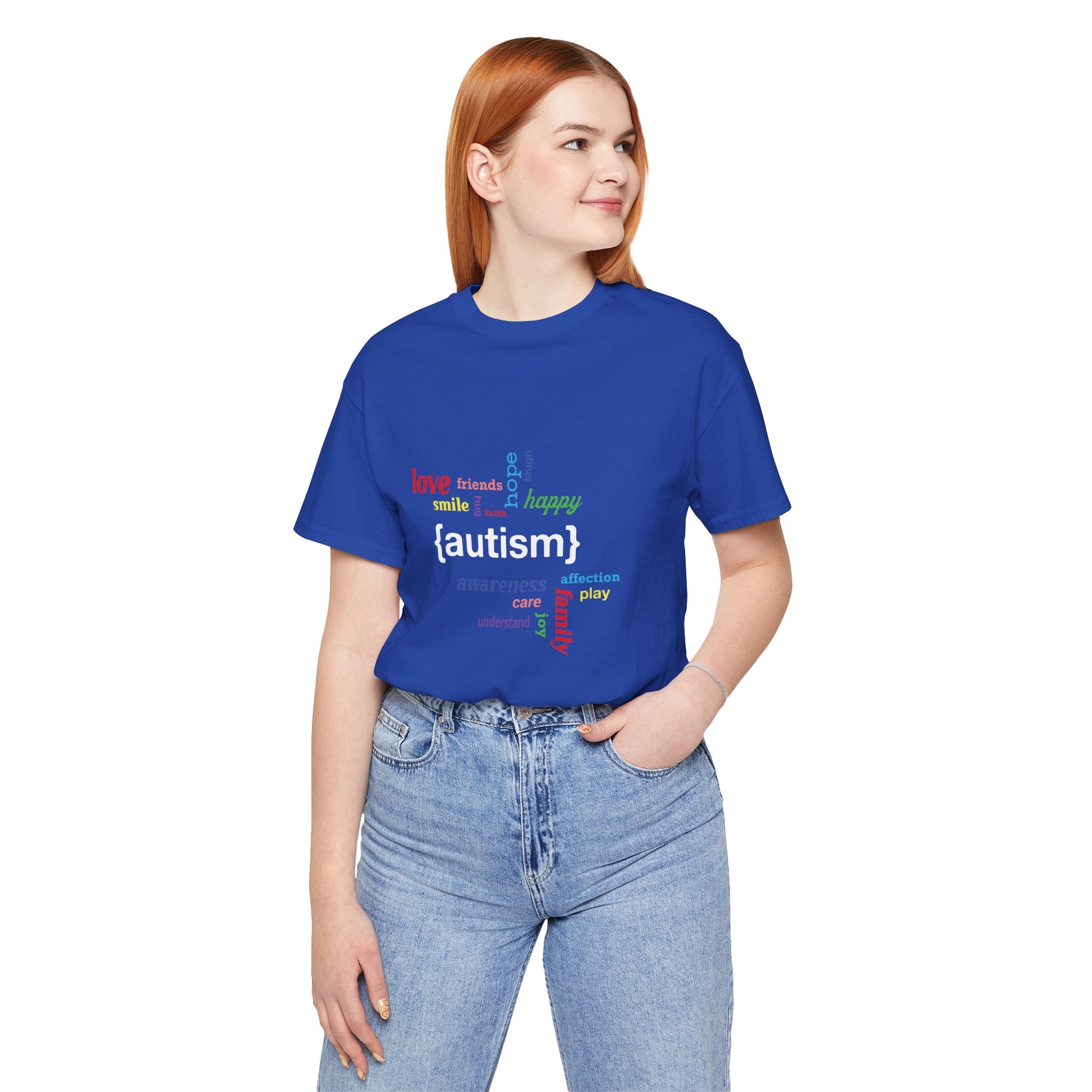 T-Shirt Love Friends Hug Faith Awareness [Autism] Subtle Autism T Shirt