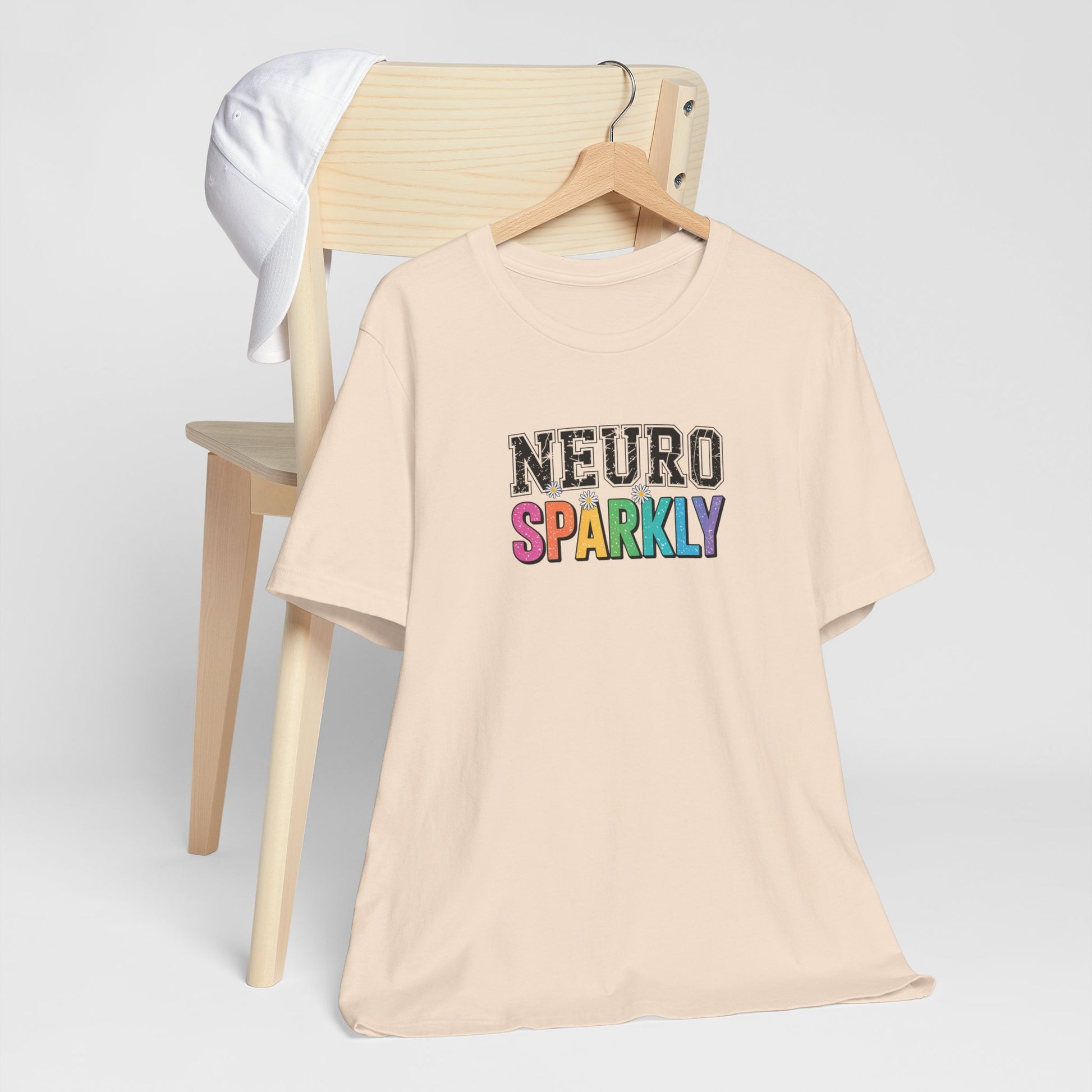 T-Shirt NEURO SPARKLY – Colorful ADHD T Shirt for Women & Young Adults